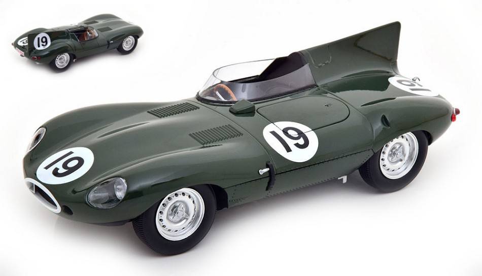 MODELLINO IN SCALA COMPATIBILE CON JAGUAR D-TYPE (LN) N.19 WINNER SEBRING 1955 HAWTHORN-WALTERS 1:18 CMR CLASSIC MODEL CMR193