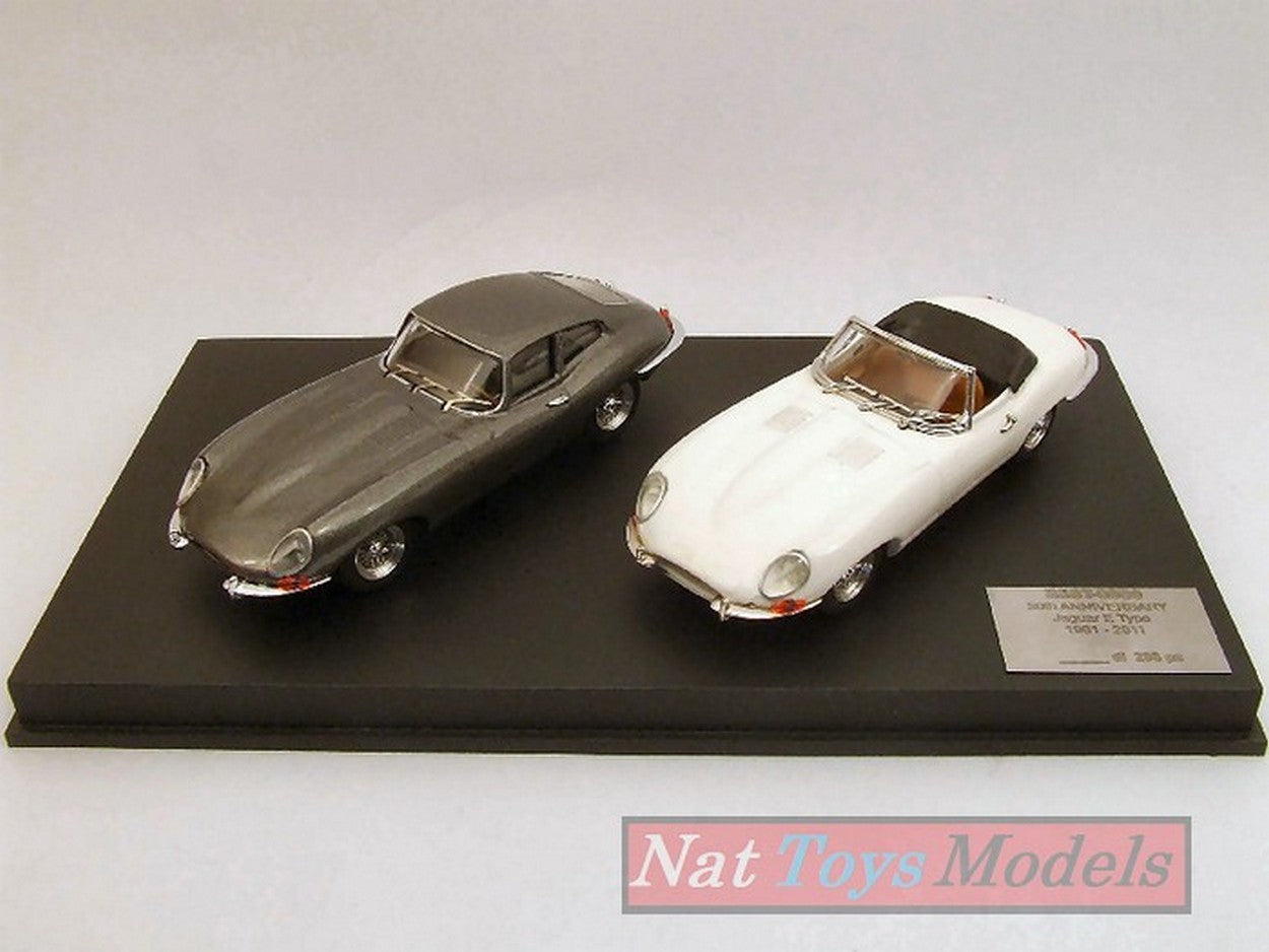 MODELLINO IN SCALA COMPATIBILE CON JAGUAR E TYPE 50th ANNIVERSARY PARIS 1961 Pz.2 1:43 BEST BT0050D