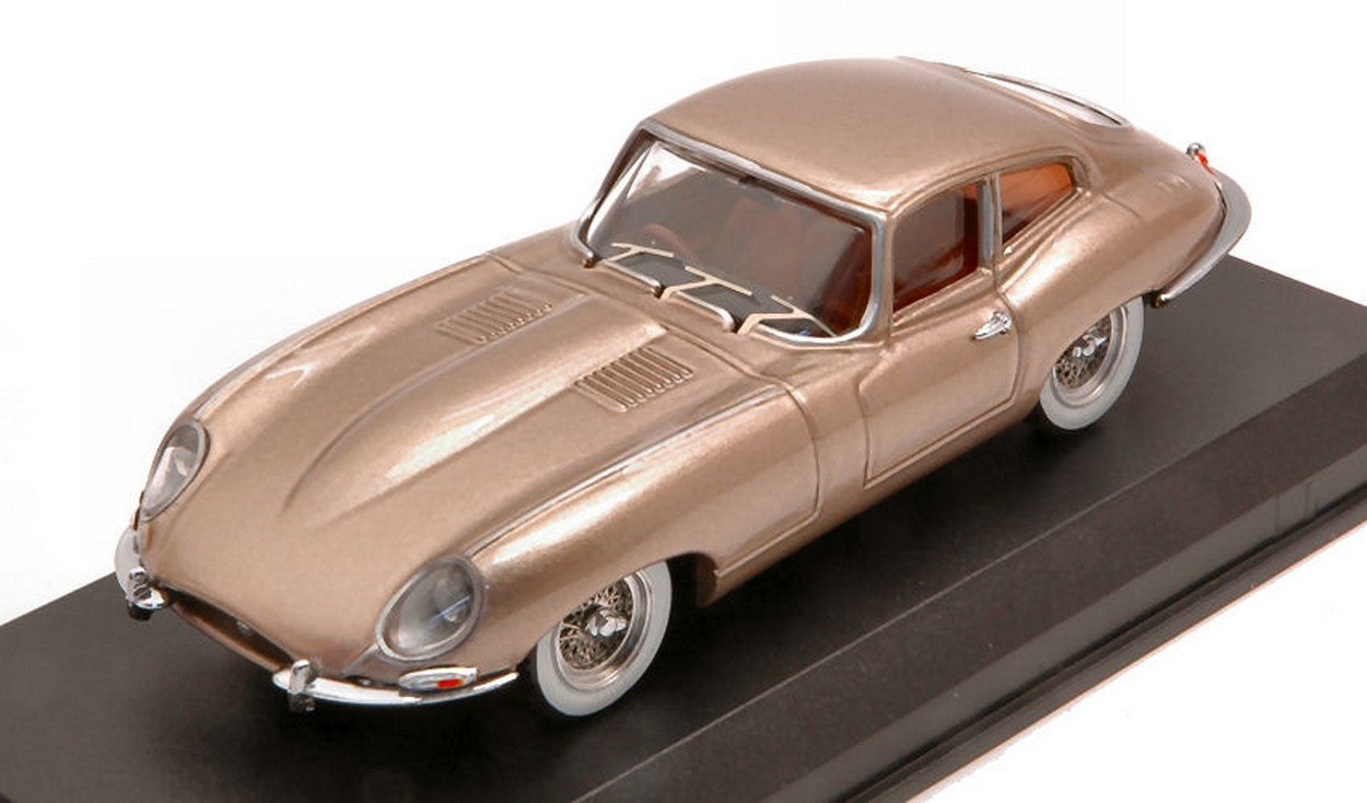 SCALE MODEL COMPATIBLE WITH JAGUAR E TYPE NEW YORK MOTORSHOW 1961 OPALESCENT BRONZE 1:43 BEST MODEL BT9805