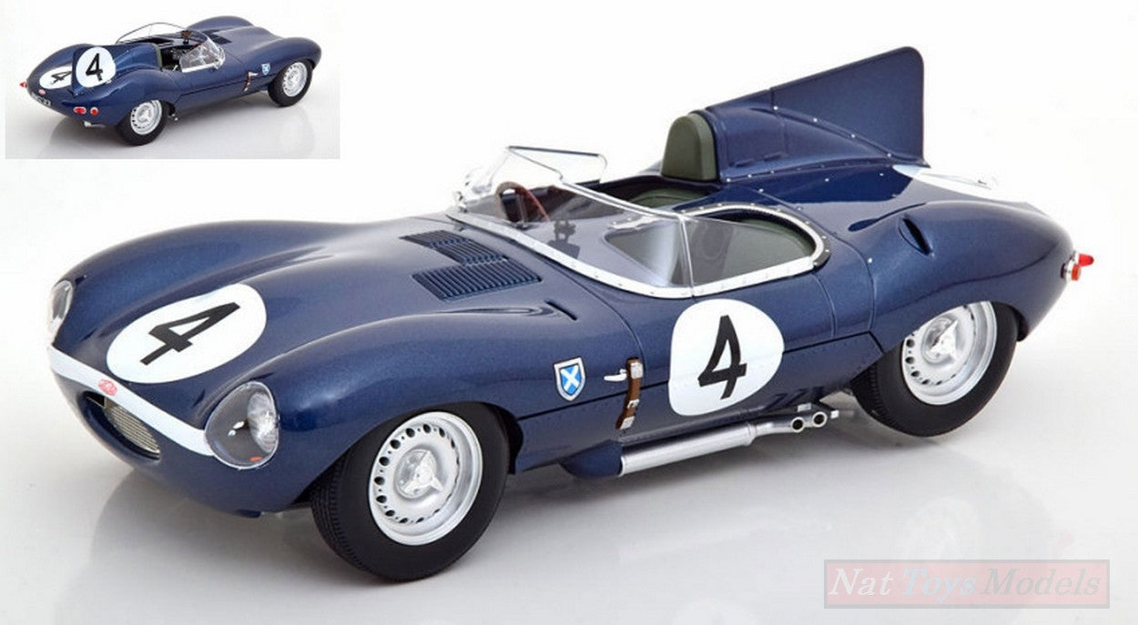 SCALE MODEL COMPATIBLE WITH JAGUAR TYPE D N.4 WINNER LM 1956 R.FLOCKHART-N.SANDERSON 1:18 CMR CLASSIC MODEL REPLICARS CMR