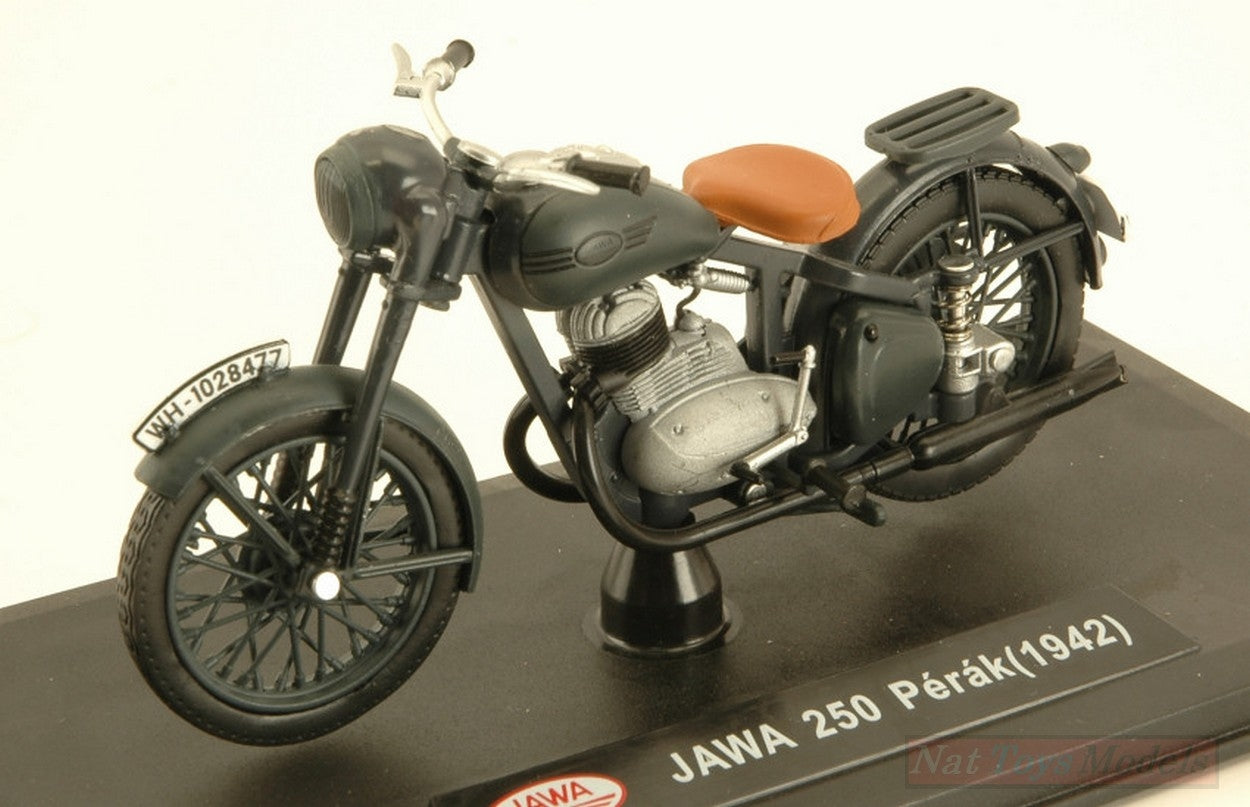 MODELLINO IN SCALA COMPATIBILE CON JAWA 250 PERAK 1942 1:18 ABREX ABM013