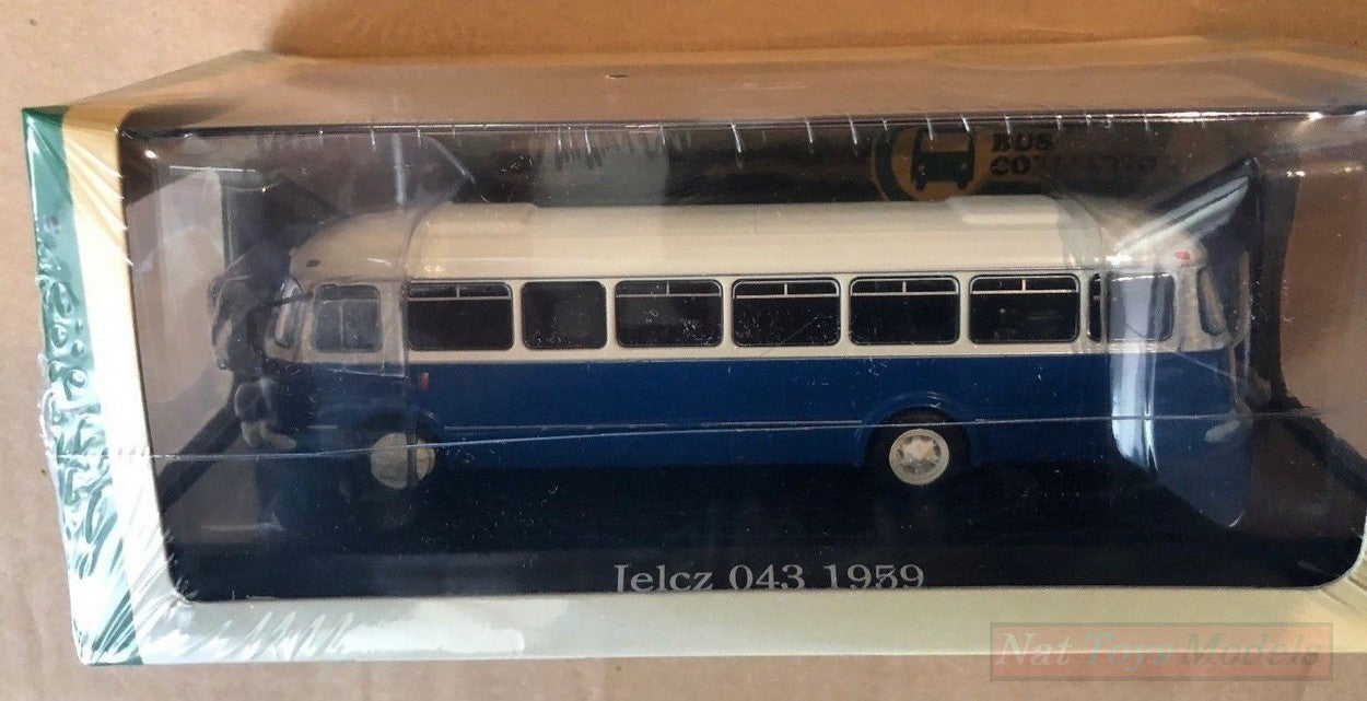 SCALE MODEL COMPATIBLE WITH Jelcz 043 1959 Classic Coaches Bus Collection 1:72 Atlas DIE CAST
