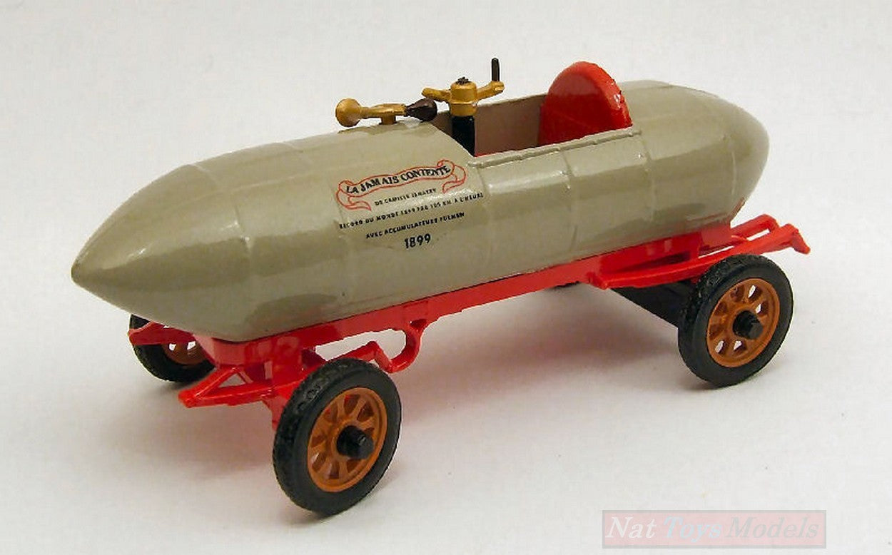 MODELE REDUIT COMPATIBLE AVEC JENATZY ELECTRIC JAMAIS CONTENTE 1899 1ère VOITURE ELECTRIQUE 1:43 RIO RI4280