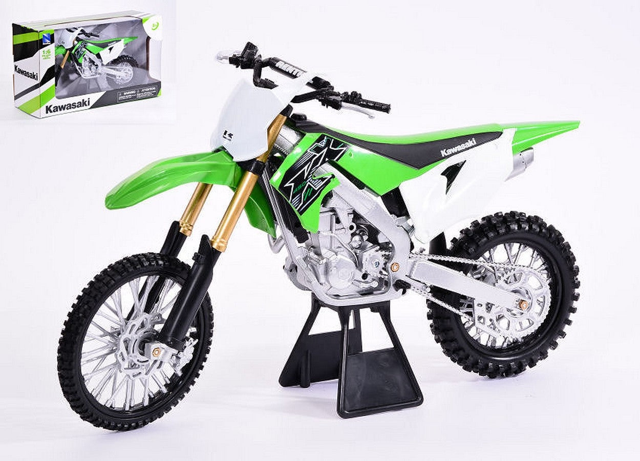 MODÈLE RÉDUIT COMPATIBLE AVEC KAWASAKI KX450 1:6 NEW RAY NY49653
