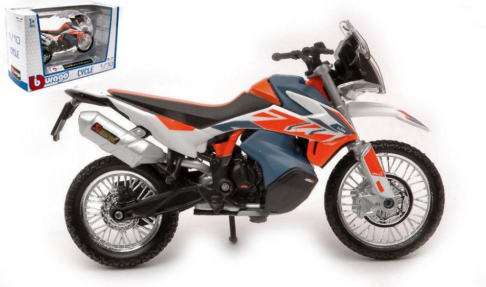 MODELE REDUIT COMPATIBLE AVEC KTM 790 ADVENTURE R RALLY 1:18 BURAGO BU51084