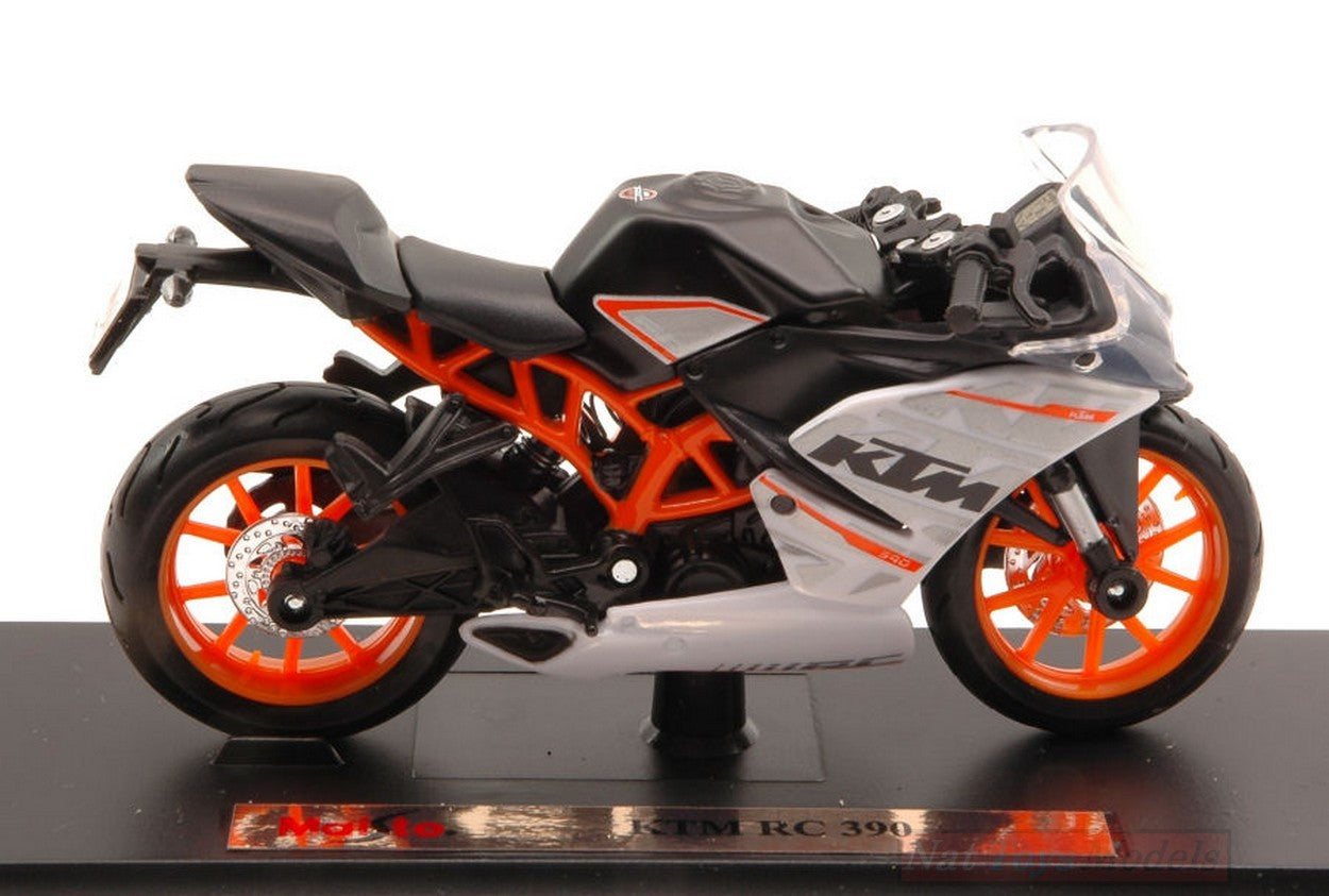 MODÈLE RÉDUIT COMPATIBLE AVEC KTM RC390 1:18 MAISTO MI14175