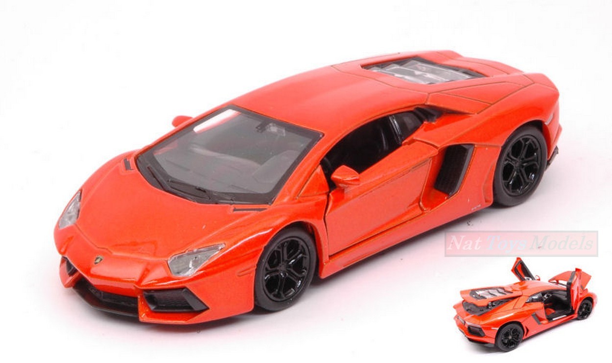 SCALE MODEL COMPATIBLE WITH LAMBORGHINI AVENTADOR LP700-4 ORANGE 1:18 RASTAR RAT61300OR