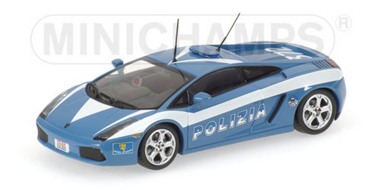 MODELE REDUIT COMPATIBLE AVEC LAMBORGHINI GALLARDO POLIZIA 1:43 MINICHAMPS PM400103590