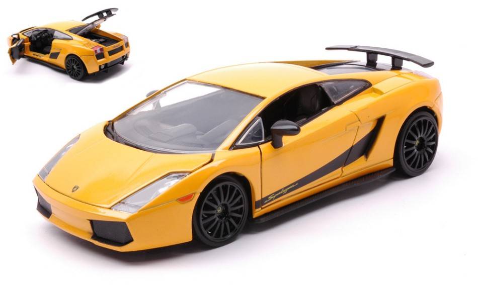 SCALE MODEL COMPATIBLE WITH LAMBORGHINI GALLARDO SUPERLEGGERA YELLOW 1:24 JADA TOYS JADA03067