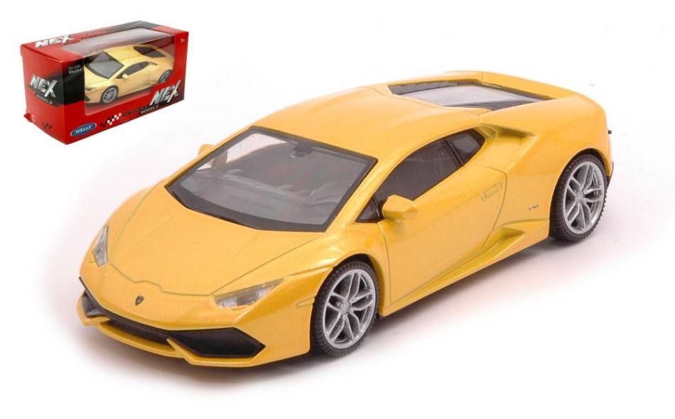 SCALE MODEL COMPATIBLE WITH LAMBORGHINI HURACAN COUPE' YELLOW 1:43 WELLY WE39798M