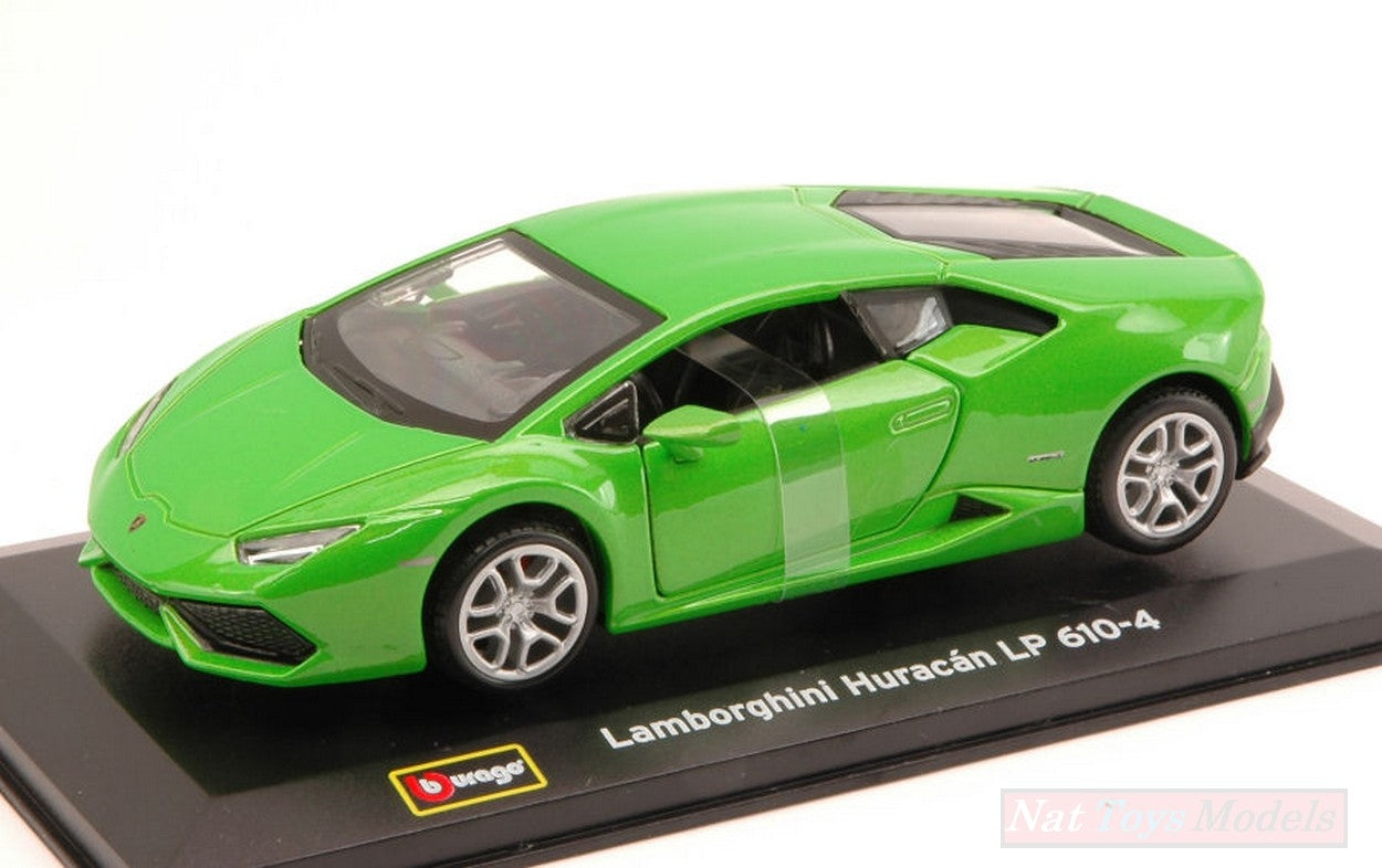 SCALE MODEL COMPATIBLE WITH LAMBORGHINI HURACAN LP 610-4 2014 GREEN 1:32 BURAGO BU42022GR