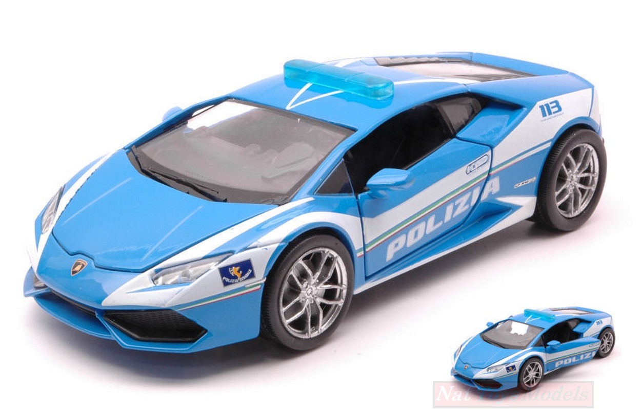 SCALE MODEL COMPATIBLE WITH LAMBORGHINI HURACAN LP610-4 POLIZIA 1:32 NEW RAY NY51533