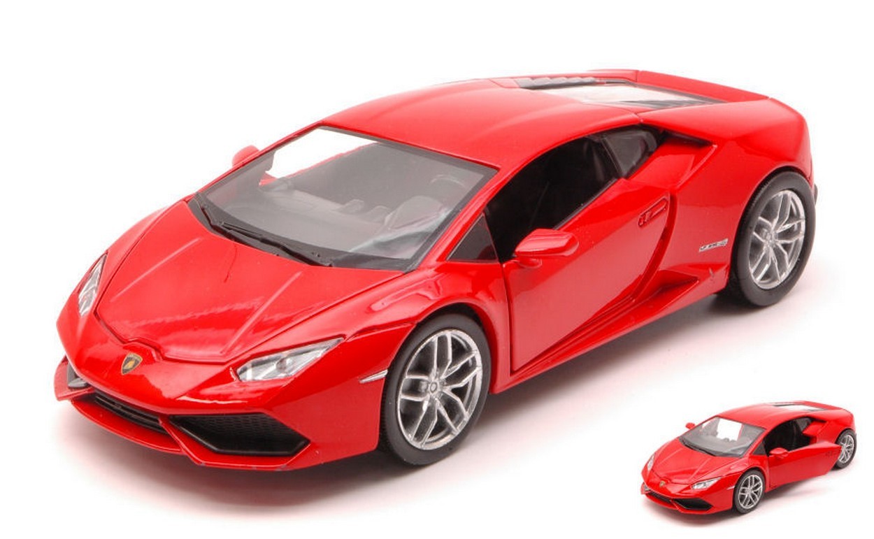 SCALE MODEL COMPATIBLE WITH LAMBORGHINI HURACAN LP610-4 RED 1:24 NEW RAY NY71313R