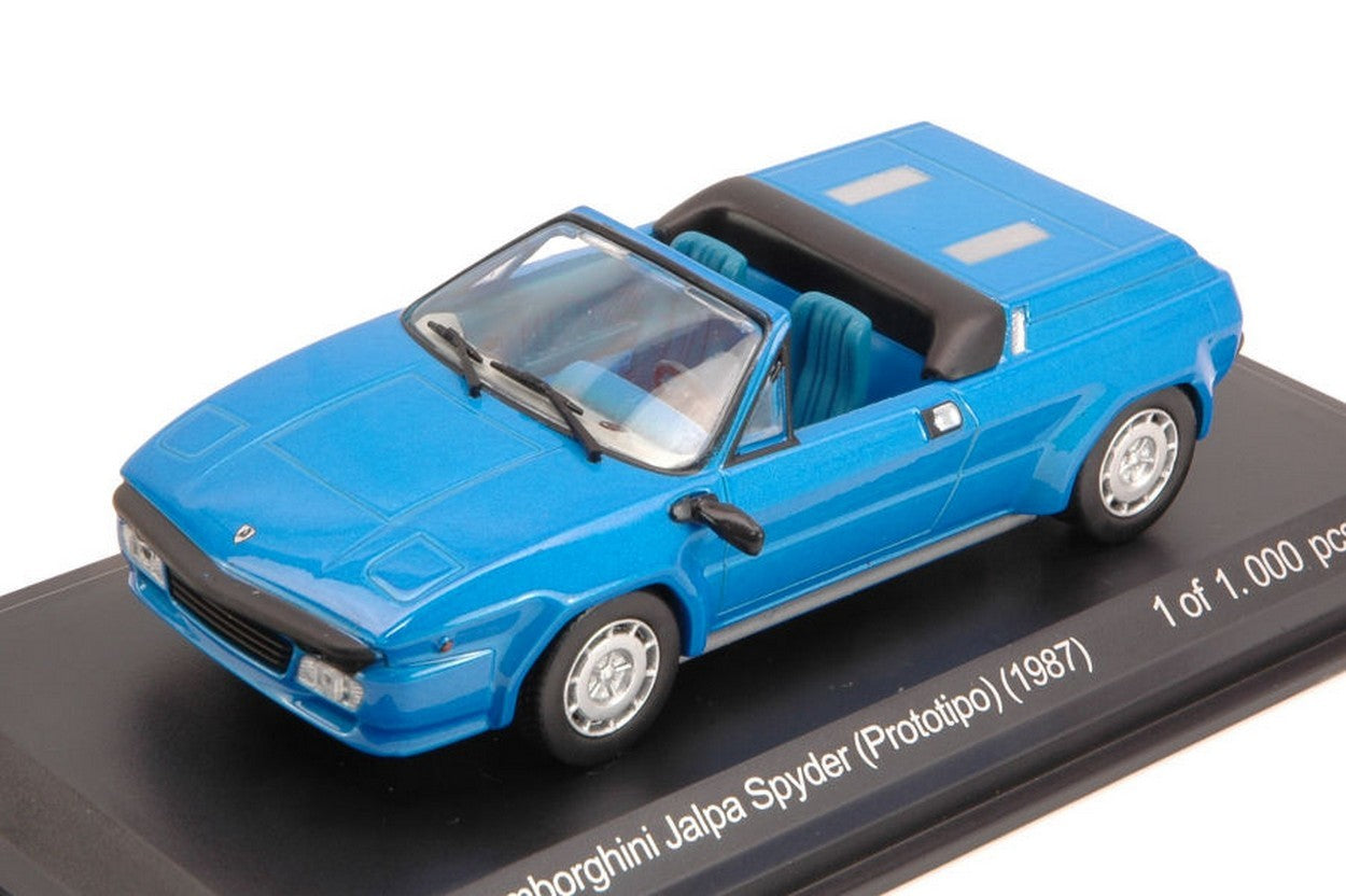 SCALE MODEL COMPATIBLE WITH LAMBORGHINI JALPA SPYDER PROTOTYPE 1987 BLUE 1:43 WHITEBOX WB511
