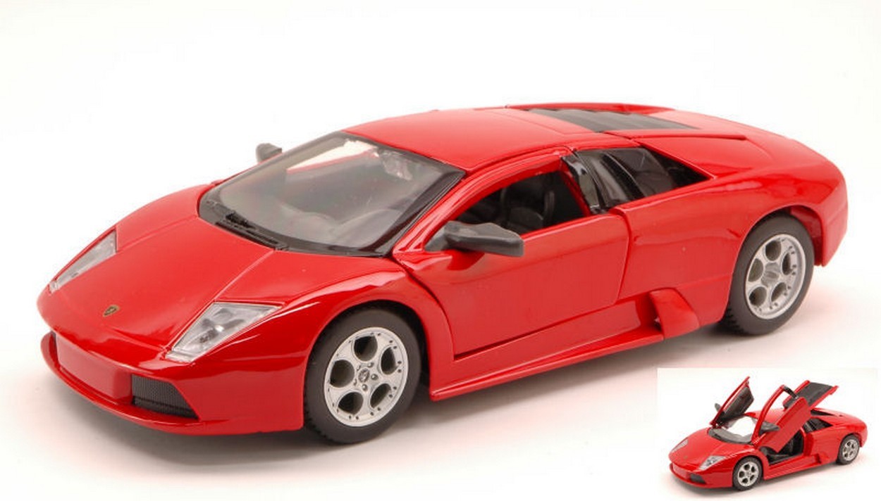 SCALE MODEL COMPATIBLE WITH LAMBORGHINI MURCIELAGO 2001 RED 1:24 MAISTO MI31238