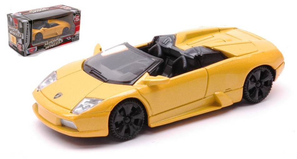 SCALE MODEL COMPATIBLE WITH LAMBORGHINI MURCIELAGO ROADSTER YELLOW 1:43 MOTORMAX MTM4062