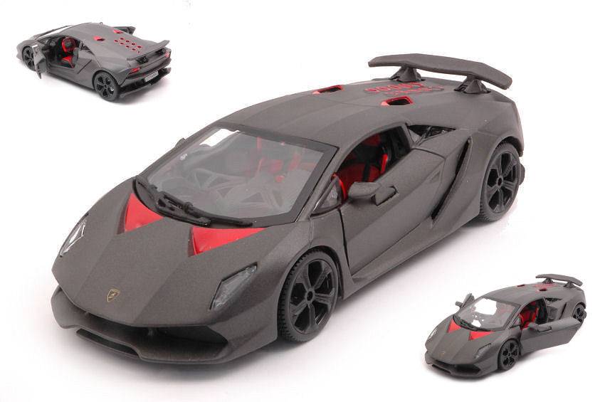 SCALE MODEL COMPATIBLE WITH LAMBORGHINI SESTO ELEMENTO 2010 GRAY BARRA 1:24 BURAGO BU21061
