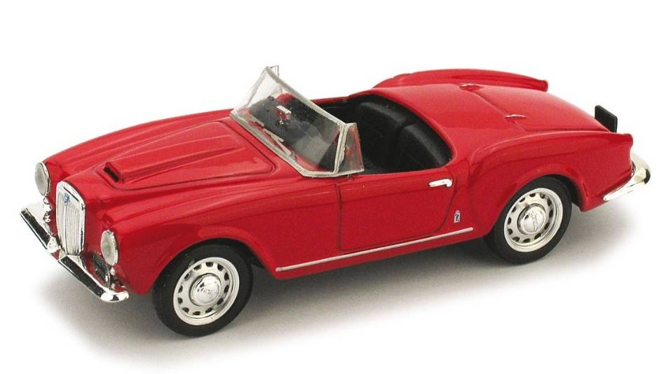 SCALE MODEL COMPATIBLE WITH LANCIA B 24 APERTA 1955 RED 1:43 BRUMM BM0131-01