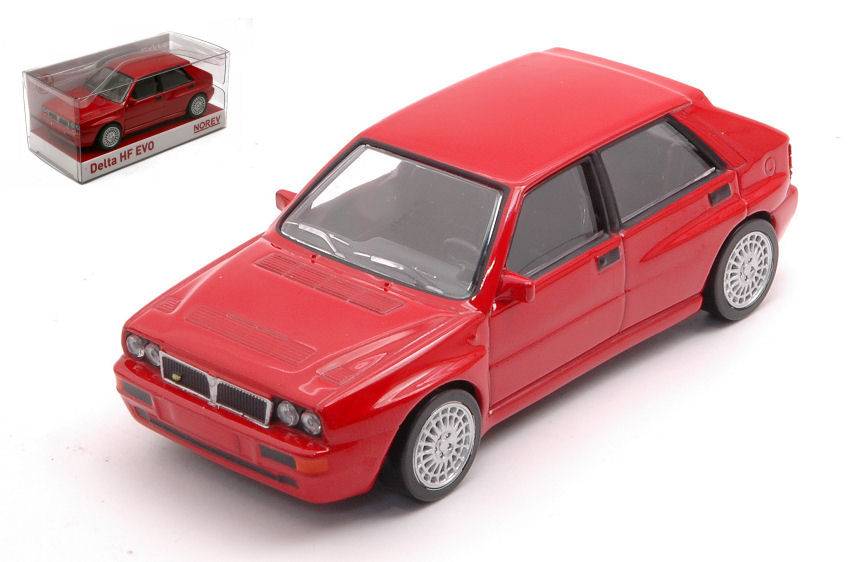 SCALE MODEL COMPATIBLE WITH LANCIA DELTA EVO 2 1993 RED 1:43 NOREV NV780098