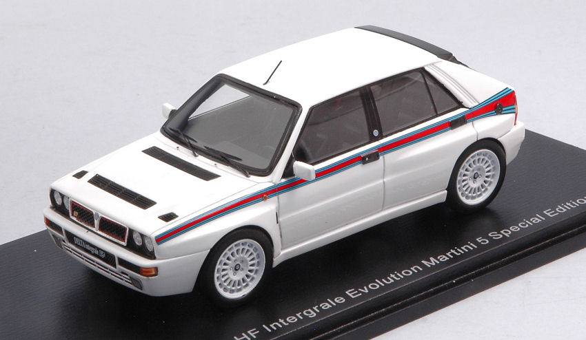 MODELLINO IN SCALA COMPATIBILE CON LANCIA DELTA HF INTEGRALE EVO MARTINI 5 1992 1:43 SPARK MODEL S8992