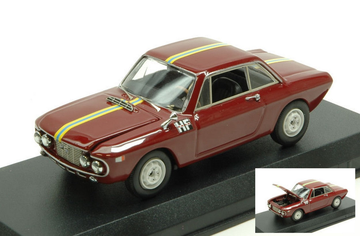 MODELLINO IN SCALA COMPATIBILE CON LANCIA FULVIA 1300 HF PRESENTAZIONE GENNAIO 1966 1:43 BEST MODEL BT9646