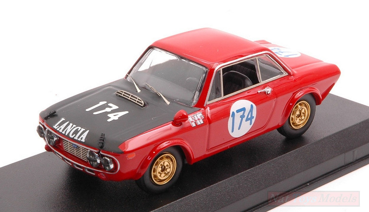 SCALE MODEL COMPATIBLE WITH LANCIA FULVIA HF N.174 WINNER CL.TARGA FLORIO 1970 MUNARI-MAGLIOLI 1:43 BEST MODEL BT9778