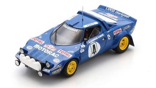 MODELE REDUIT COMPATIBLE AVEC LANCIA STRATOS HF N.4 GAGNANT DU RALLYE MONTE CARLO 1979 B.DARNICHE.A.MAHE' SPARK MODEL S9096