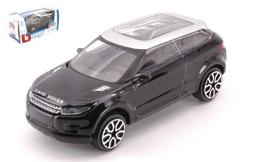 MODELLINO IN SCALA COMPATIBILE CON LAND ROVER LRX 2010 BLACK 1:43 BURAGO BU30214B