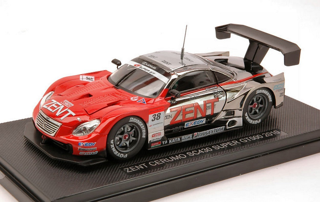 MODELLINO IN SCALA COMPATIBILE CON LEXUS SC430 N.38 SUPER GT 500 2010 1:43 EBBRO EB44332