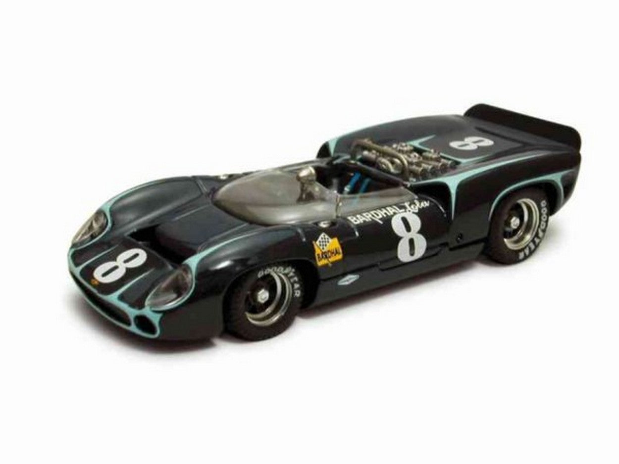 MODELE REDUIT COMPATIBLE AVEC LOLA T 70 SPYDER N.8 5ème WATKINS GLEN 1966 J.GRANT 1:43 MEILLEUR MODELE BT9262