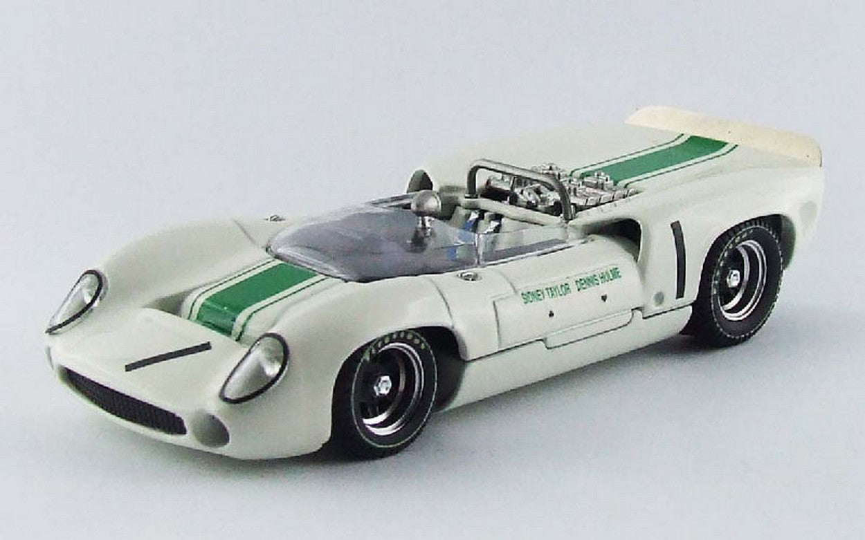 MODELE REDUIT COMPATIBLE AVEC LOLA T70 SPYDER N.1 WINNER MALLORY PARK 1966 D.HULME 1:43 MEILLEUR MODELE BT9553