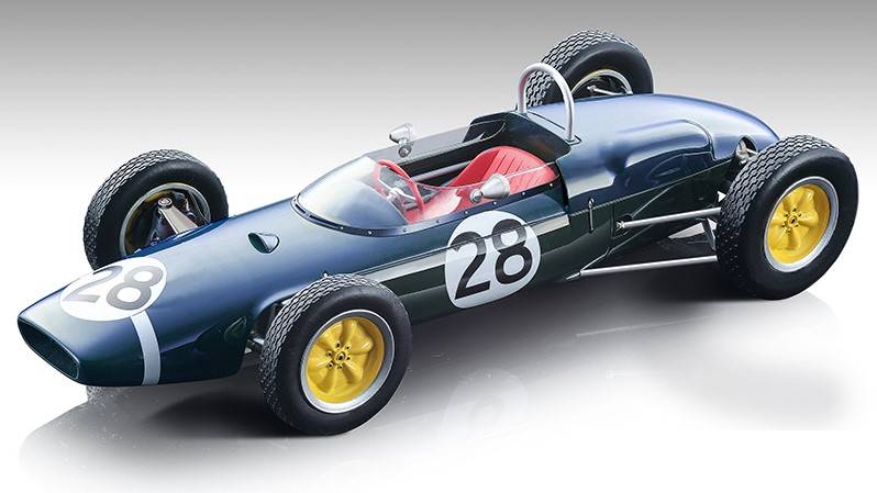 SCALE MODEL COMPATIBLE WITH LOTUS 21 N.28 ITALIAN GP 1961 STIRLING MOSS 1:18 TECNOMODEL TMD18182C