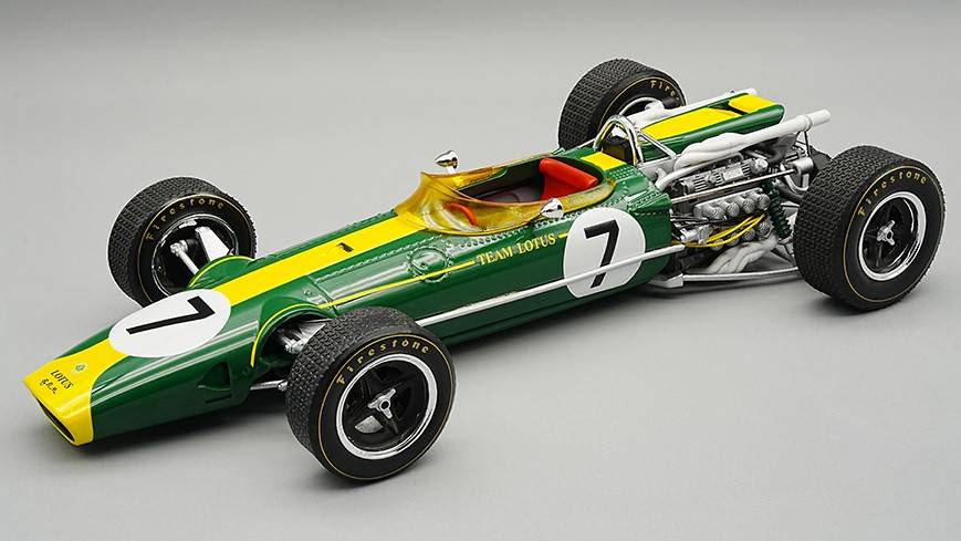 SCALE MODEL COMPATIBLE WITH LOTUS 43 SOUTH AFRICAN GP 1967 JIM CLARK 1:18 TECNOMODEL TMD18188D