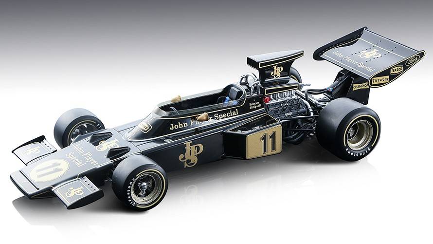 SCALE MODEL COMPATIBLE WITH LOTUS 72 N.11 USA GP 1972 D.WALKER 1:18 TECNOMODEL TMD18257B