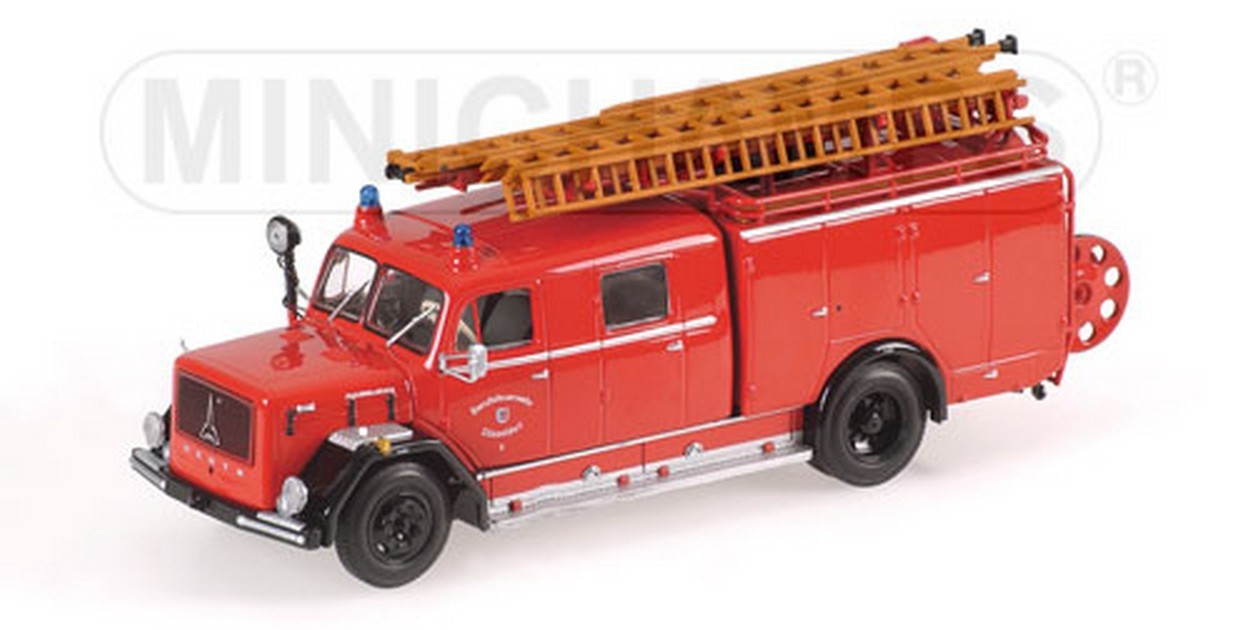 MODELLINO IN SCALA COMPATIBILE CON MAGIRUS MERKUR LF 16 FIRE ENG.1:43 MINICHAMPS PM439144071