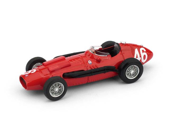 SCALE MODEL COMPATIBLE WITH MASERATI 250F J.BEHRA 1957 N.46 PROVA ITALY GP 1:43 BRUMM BM0223