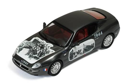 MODELLINO IN SCALA COMPATIBILE CON MASERATI CAMBIOC.60th D.DAY 1/43 IXO MODEL MOC055