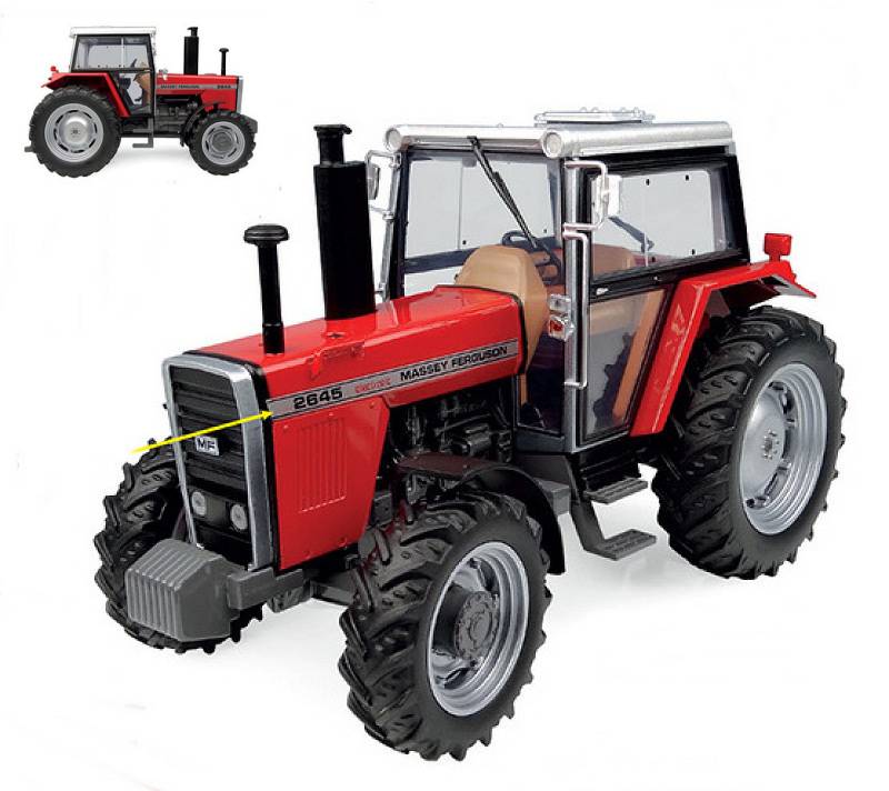 MODELLINO IN SCALA COMPATIBILE CON MASSEY FERGUSON 2645 1:32 UNIVERSAL HOBBIES UH6368