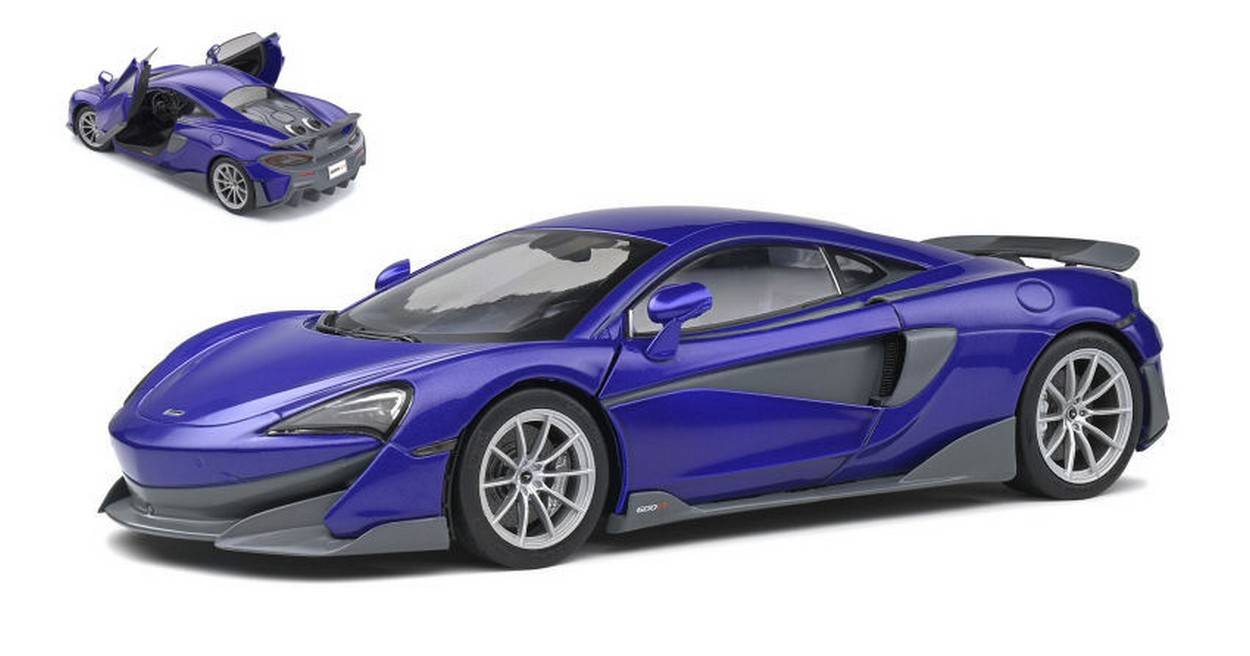 MODÈLE RÉDUIT COMPATIBLE AVEC MC LAREN 600LT COUPE' 2018 LANTANA VIOLET 1:18 SOLID SL1804502