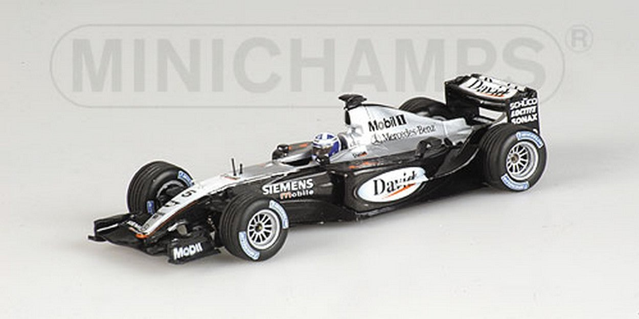 MODELLINO IN SCALA COMPATIBILE CON MC LAREN D.COULTHARD 03 1:43 MINICHAMPS PM530034315