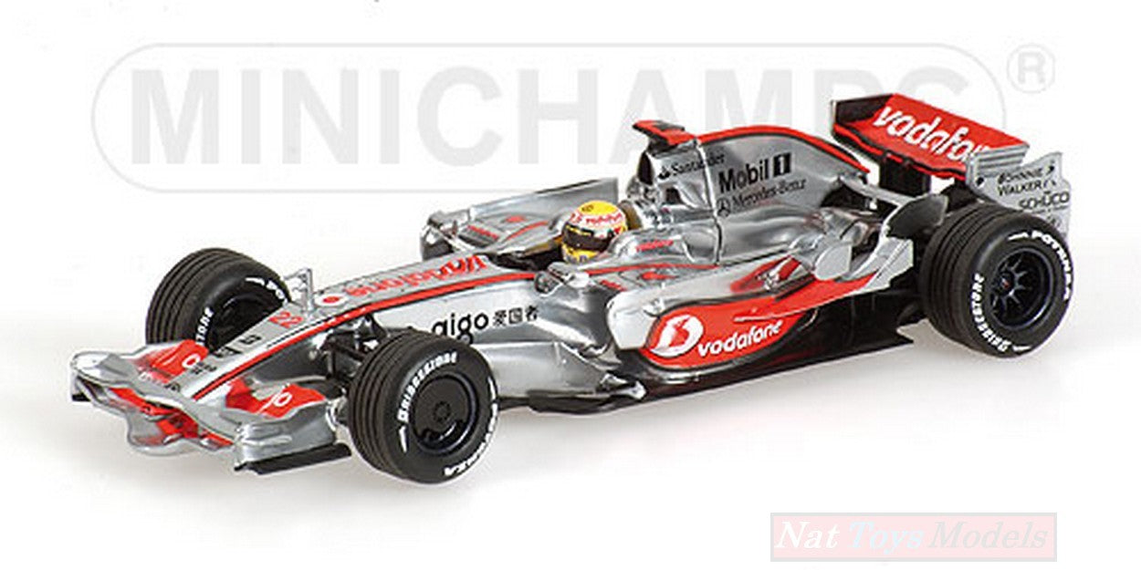 MODELLINO IN SCALA COMPATIBILE CON MC LAREN L.HAMILTON W.CHAMP. 08 1:43 MINICHAMPS PM530084322