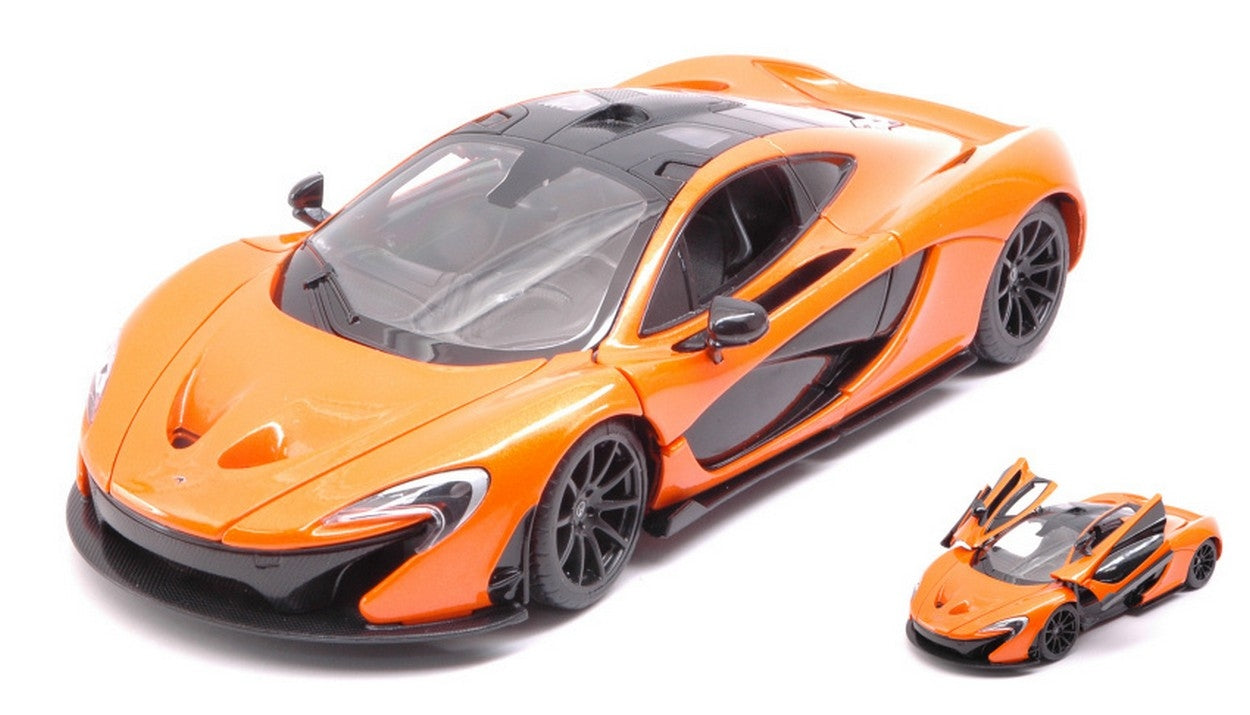 SCALE MODEL COMPATIBLE WITH MC LAREN P1 2017 ORANGE 1:24 RASTAR RAT56700OR