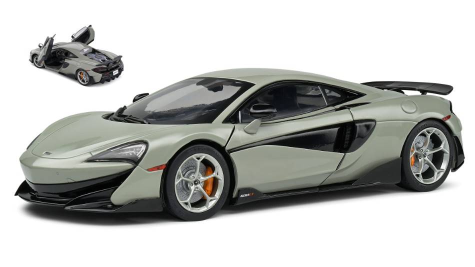 SCALE MODEL COMPATIBLE WITH MCLAREN 600 LT 2018 GRAY 1:18 SOLID SL1804506