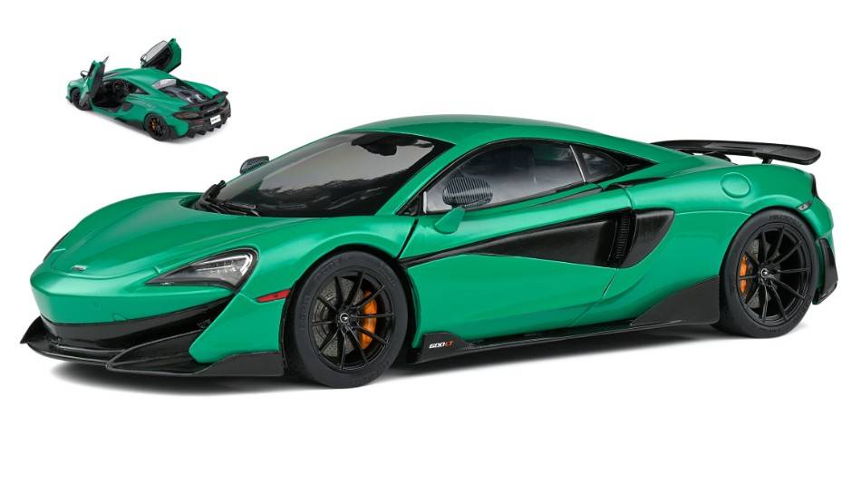 MODELLINO IN SCALA COMPATIBILE CON MCLAREN 600LT 2018 GREEN 1:18 SOLIDO SL1804504