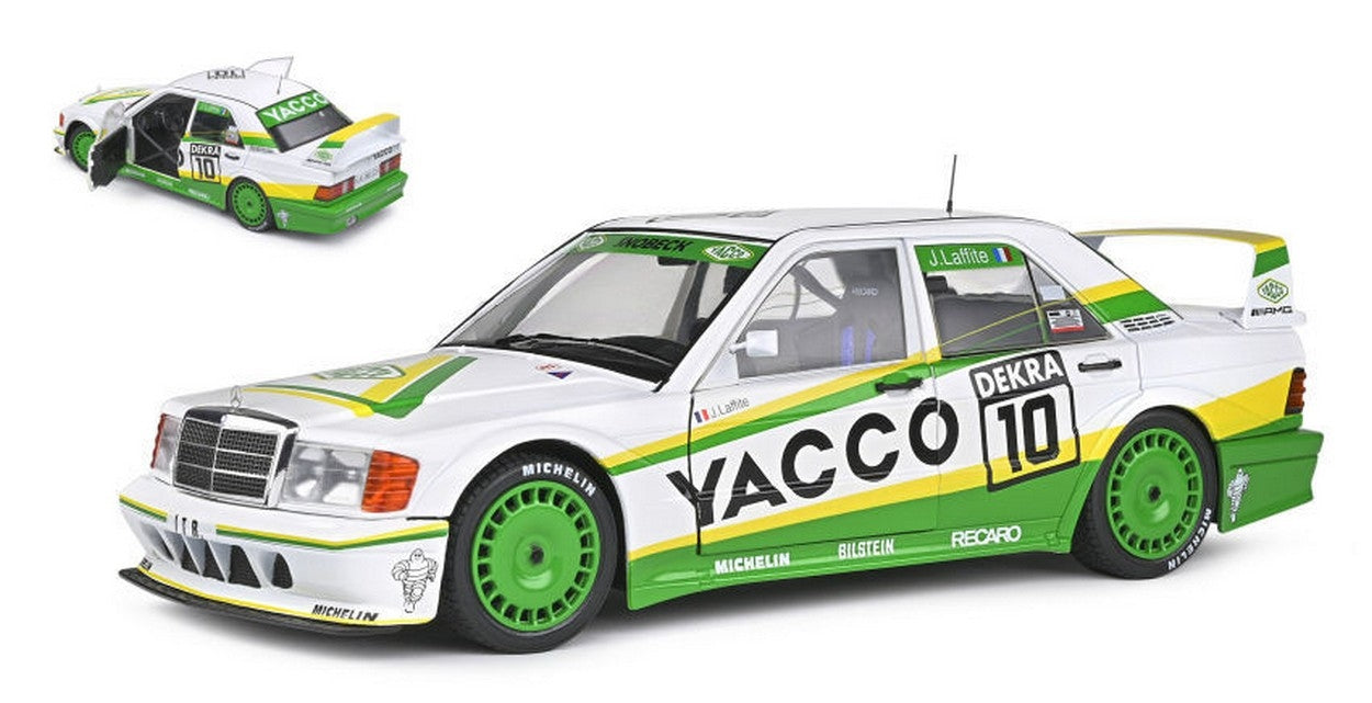 SCALE MODEL COMPATIBLE WITH MERCEDES 190 EVO II N.10 DTM 1991 J.LAFITTE 1:18 SOLID SL1801006