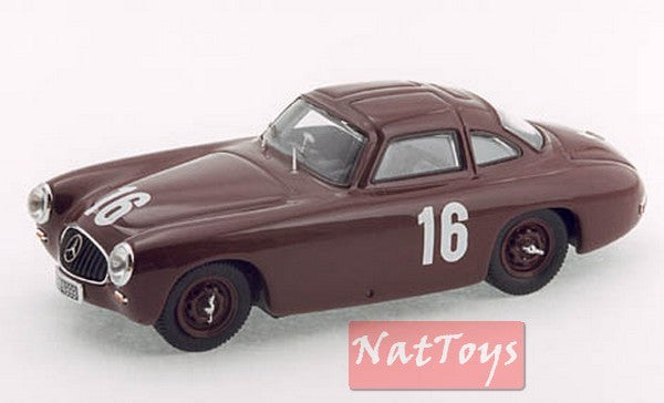 MODELE REDUIT COMPATIBLE AVEC MERCEDES 300 SL COUPE N.16 ACCIDENT GP BERNE 1952 R.CARACCIOLA 1:43 BANG BG7240