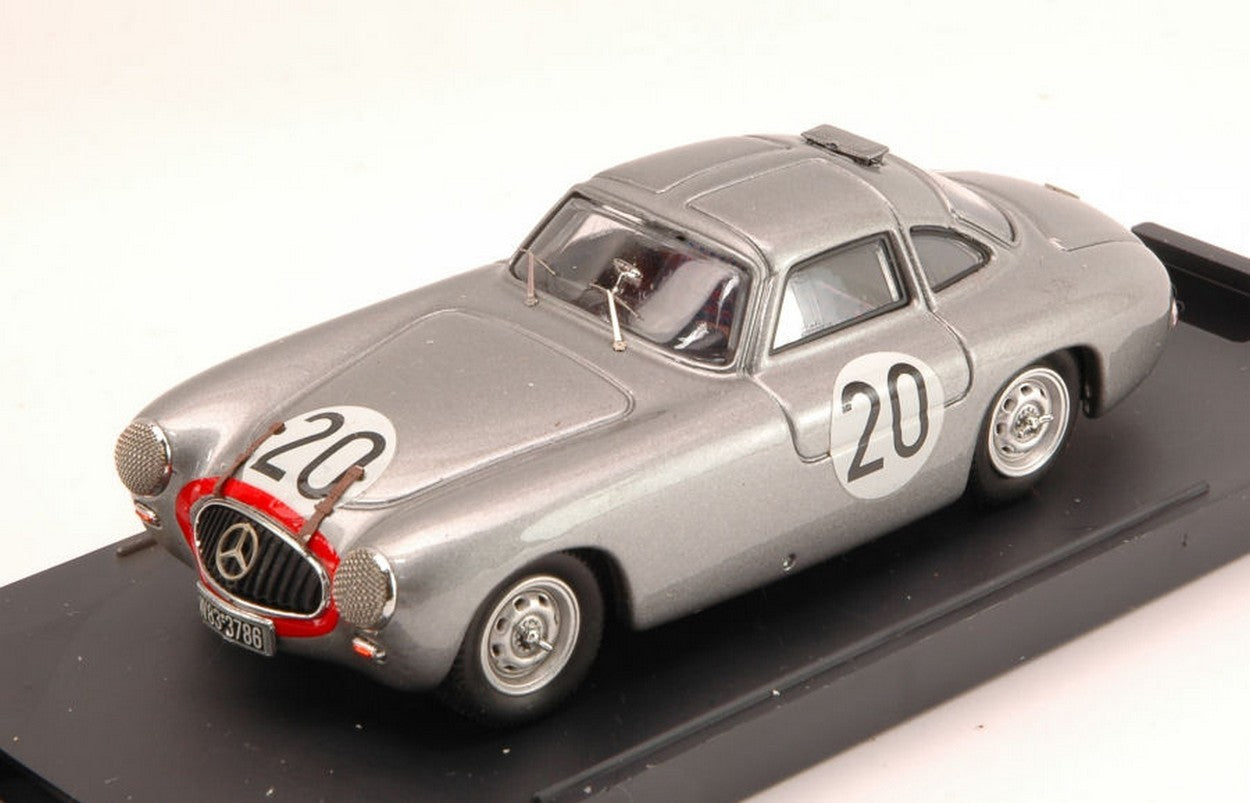 MODELLINO IN SCALA COMPATIBILE CON MERCEDES 300 SL COUPE N.20 2nd LE MANS 1952 T.HELFRICH-H.NIEDERM.1:43 BANG BG7253