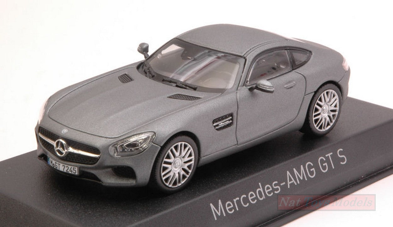 MODELLINO IN SCALA COMPATIBILE CON MERCEDES AMG GT S 2015 MATT GREY 1:43 NOREV NV351350