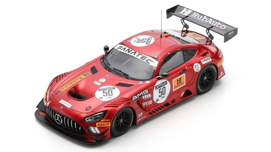 SCALE MODEL COMPATIBLE WITH MERCEDES GT3 N.50 24 H SPA 2021 CATSBURG-BUHK-GOTZ 1:18 SPARK MODEL 18SB037