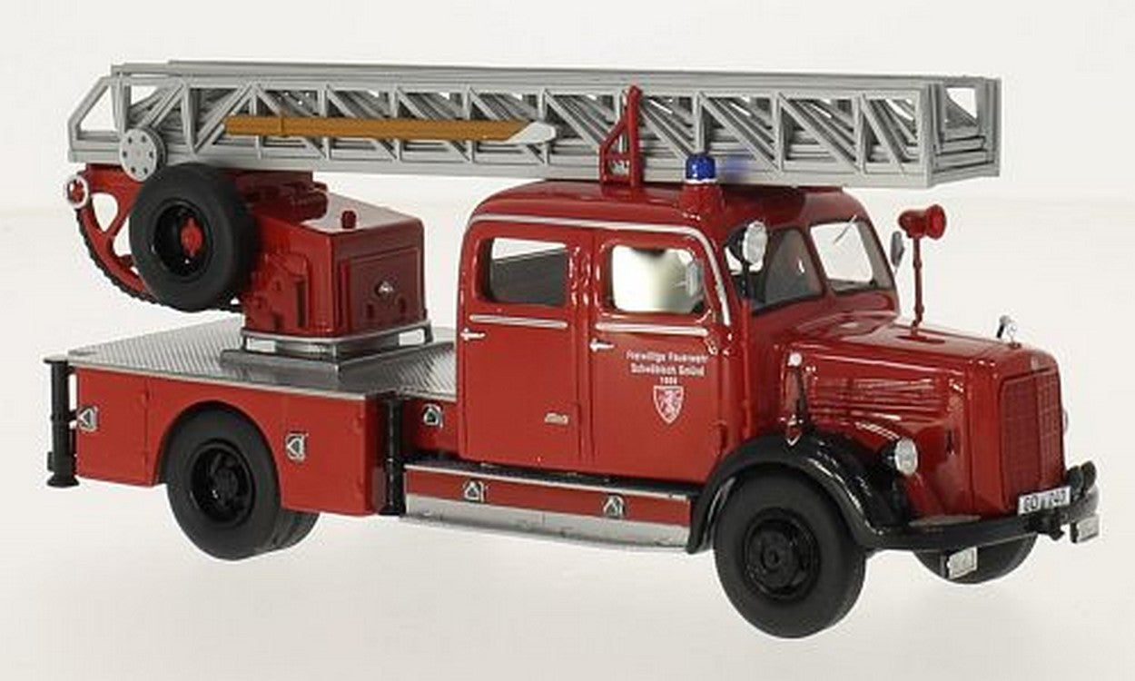 MODELLINO IN SCALA COMPATIBILE CON MERCEDES L3500 DL25 METZ VOLUNTEERS FIRE BRIGADE 1:43 NEO SCALE MODELS NEO46240